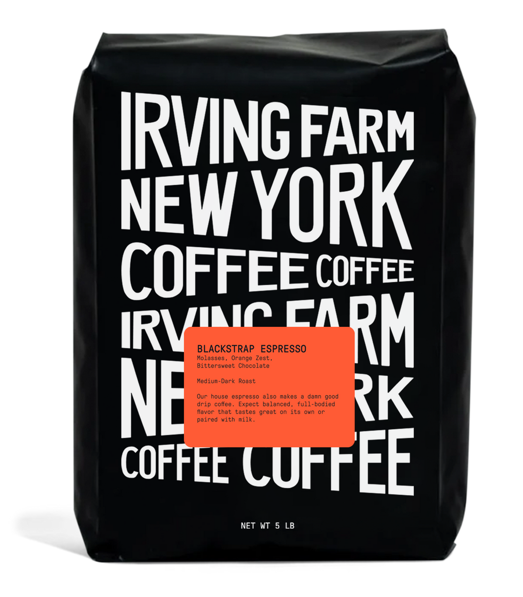Bulk | Blackstrap Espresso, 5lb bulk bag, Irving Farm Coffee New York
