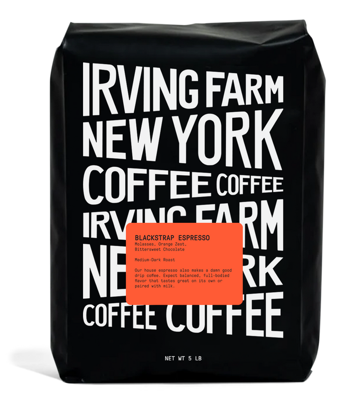 Bulk | Blackstrap Espresso, 5lb bulk bag, Irving Farm Coffee New York