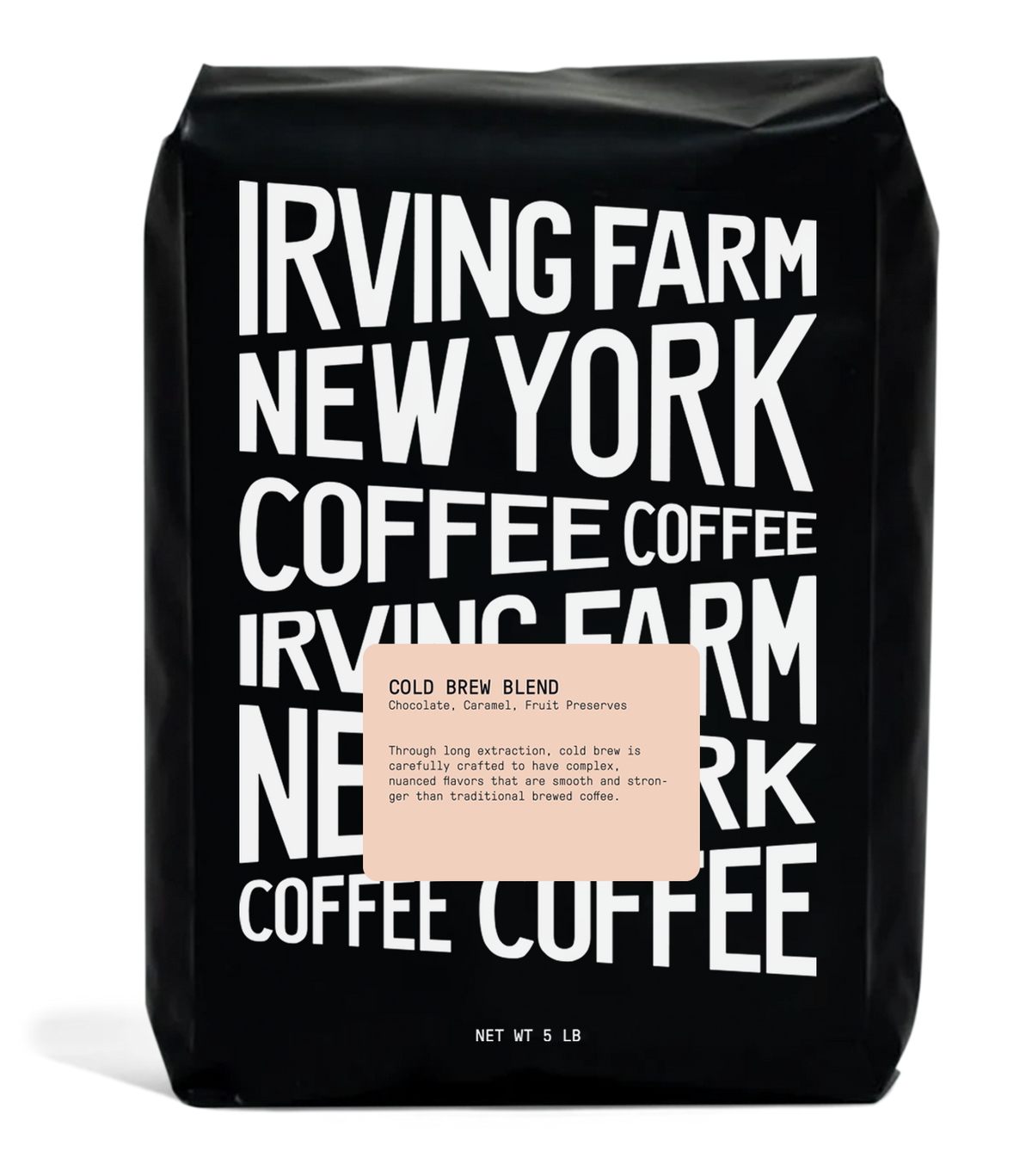 Bulk | Cold Brew Blend, 5lb bulk bag, Irving Farm Coffee New York