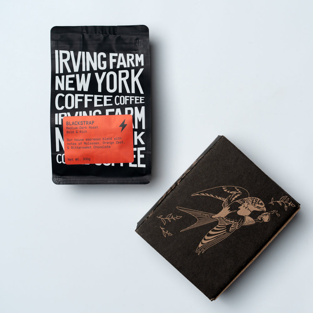 Blackstrap Espresso, 12oz coffee bag, Irving Farm Coffee New York
