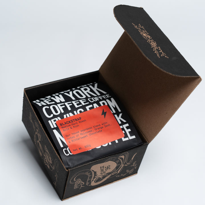 Blackstrap Espresso, 12oz coffee bag, Irving Farm Coffee New York