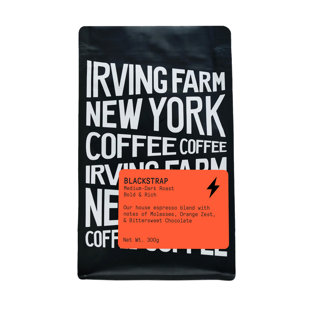 Blackstrap Espresso, 12oz coffee bag, Irving Farm Coffee New York