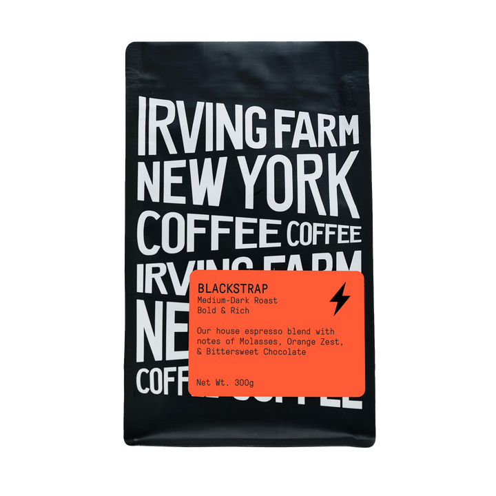 Blackstrap Espresso, 12oz coffee bag, Irving Farm Coffee New York